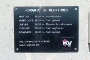 Iglesia Cristiana evang&eacute;lica Mensaje De Vida Terrasa