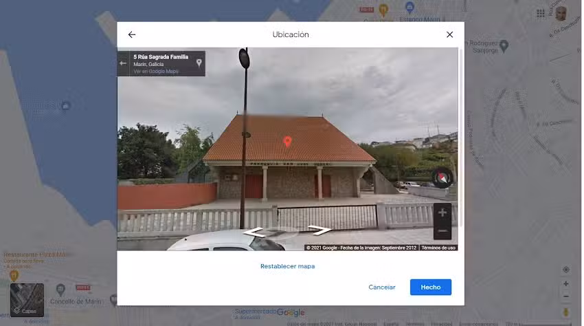 Iglesia da Parroquial de San Jos&eacute; Obrero de Cantodarea, Mar&iacute;n