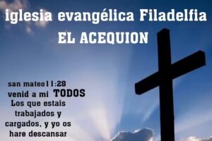 Iglesia evang&eacute;lica Filadelfia. EL ACEQUION
