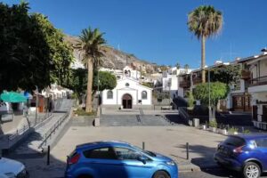 Plaza La Bouganvilla. Los Gigantes. Santiago Del Teide, Santa Cruz de Tenerife