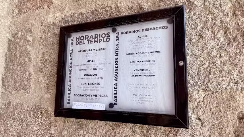 Retablo de Nuestra Se&ntilde;ora del Carmen